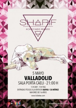Sharif presenta "Acariciado mundo" en Valladolid