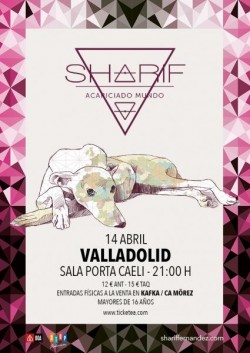Sharif presenta "Acariciado mundo" en Valladolid