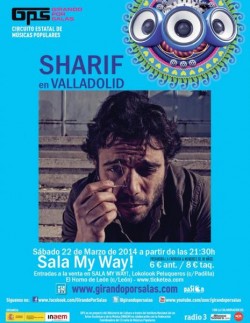 Sharif presenta "Sobre los márgenes" en Valladolid