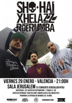 Sho-Hai, Xhelazz y R de Rumba en Valencia