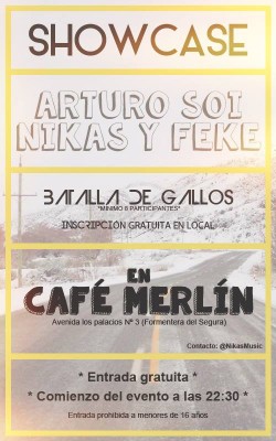 Showcase Café Merlín en Formentera Del Segura