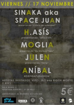 Sinaka Space Juan, H. Asis, Moglia, Julen y más en Alicante