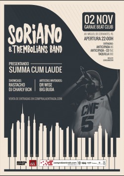 Soriano & Thembolians Band presentan "Summa Cum Laude" en Murcia