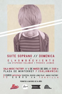 Suite Soprano presenta "Domenica" en Salamanca