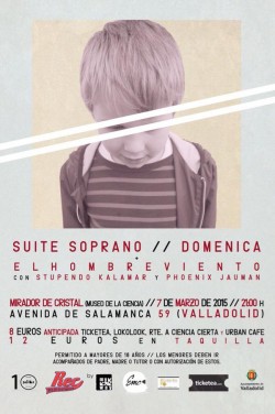 Suite Soprano presenta "Domenica" en Valladolid