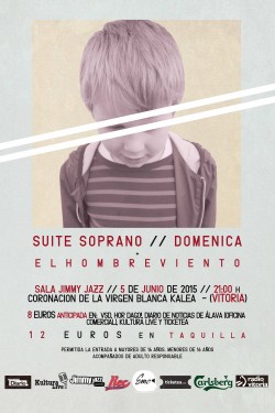 Suite Soprano presenta "Domenica" en Vitoria-gasteiz