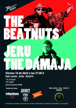 The Beatnuts y Jeru the Damaja en Madrid