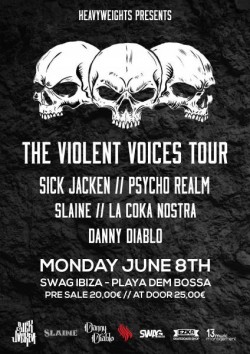 The violent voices tour en Ibiza