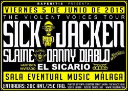The violent voices tour en Málaga