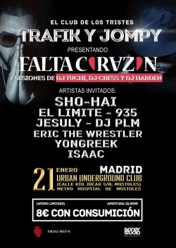 Trafik y Jompy presentan "Falta corazón" en Madrid