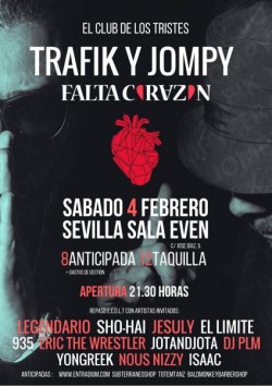 Trafik y Jompy presentan "Falta corazón" en Sevilla