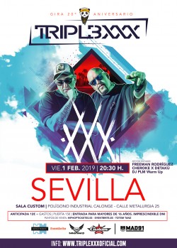 Triple XXX - Gira 20 Aniversario en Sevilla