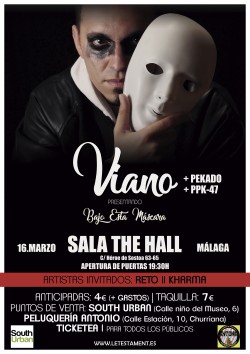 Viano presenta "Bajo esta máscara" en Málaga