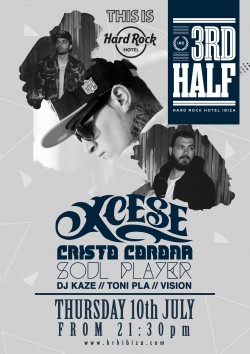 Xcese, Cristo Corona y Soul Player en Cala De San Vicente Ibiza