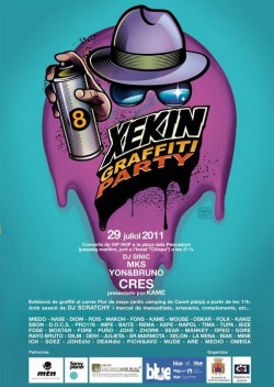 Xekin grafiti party en Canet en Valencia