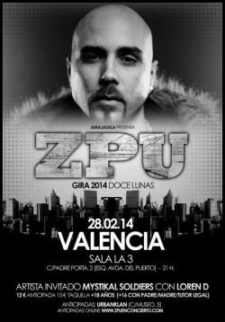 ZPU gira "Doce Lunas" en Valencia
