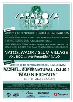 Zaragoza Ciudad Hip Hop Festival 2016 - Dia 1 en Zaragoza