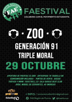 Zoo, Generación 91 y Triple moral en Murcia